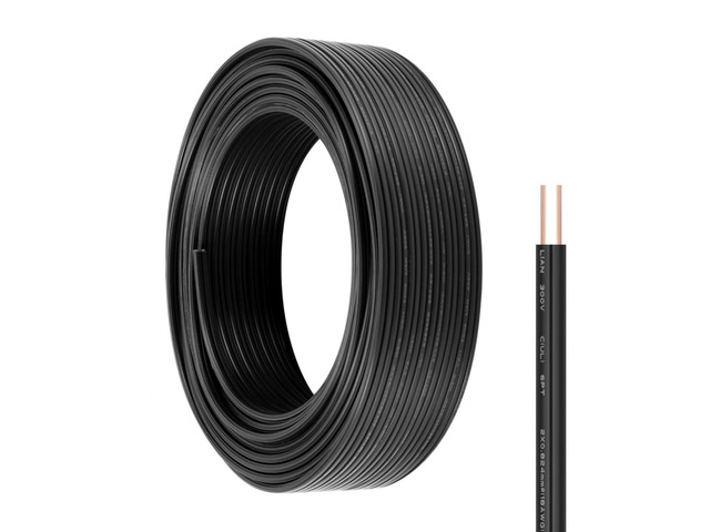 18 Gauge Wire 2 Conductor Electrical SPT-2 50Ft 18/2 Low Voltage 18 AWG Flexible Wire Extension Cord Stranded Tinned Copper Wire for Lamp Lighting...