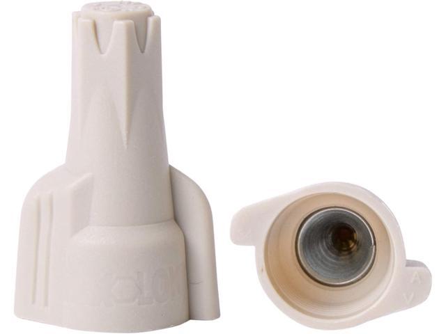 Gardner Bender 10-1H1 Hex-Lok Twist-On Wire Connectors, 22-8 AWG, Electrical Wire Nut, 100 pk, Tan