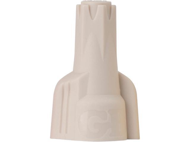 Gardner Bender 10-1H1 Hex-Lok Twist-On Wire Connectors, 22-8 AWG, Electrical Wire Nut, 100 pk, Tan