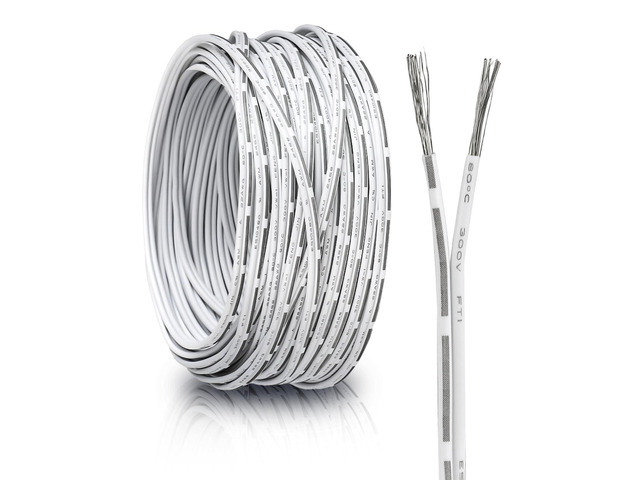 22 Gauge Universal Garage Door Wire 150FT, UL 2468 22 AWG 2 Conductor Garage Door Sensors 22/2 Tinned Copper Wires for Doorbell, Control Station,...