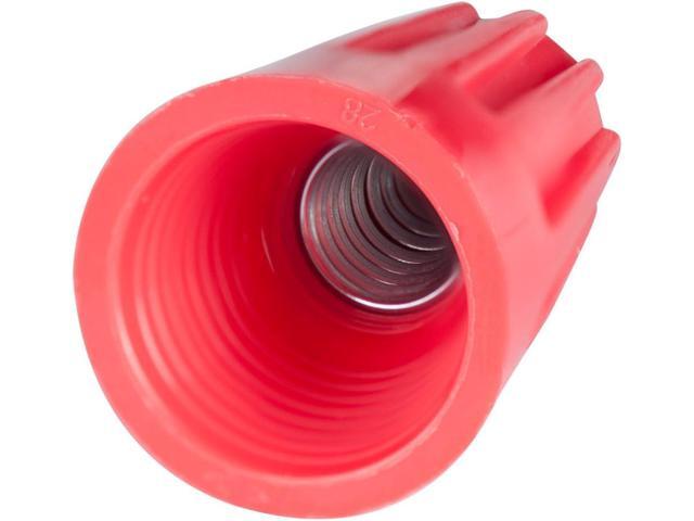 Gardner Bender 10-006 WireGard Screw-On Wire Connectors, 18-10 AWG, Electrical Wire Nut, 100 pk, Red