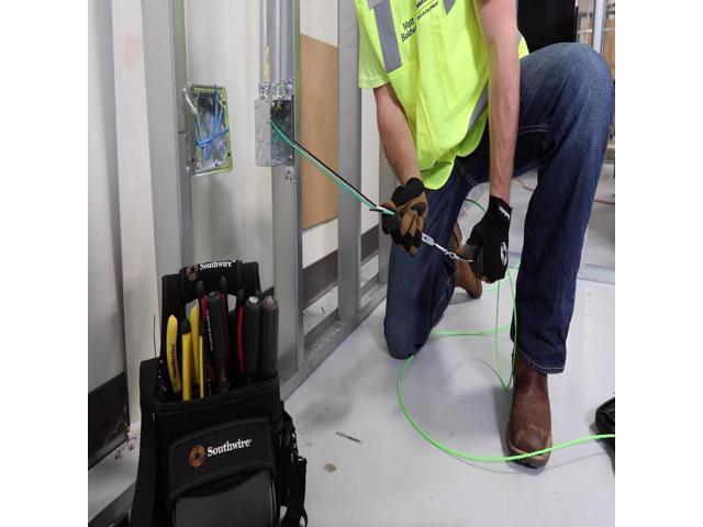 Southwire 50 ft. 8 Black Stranded CU SIMpull THHN Wire
