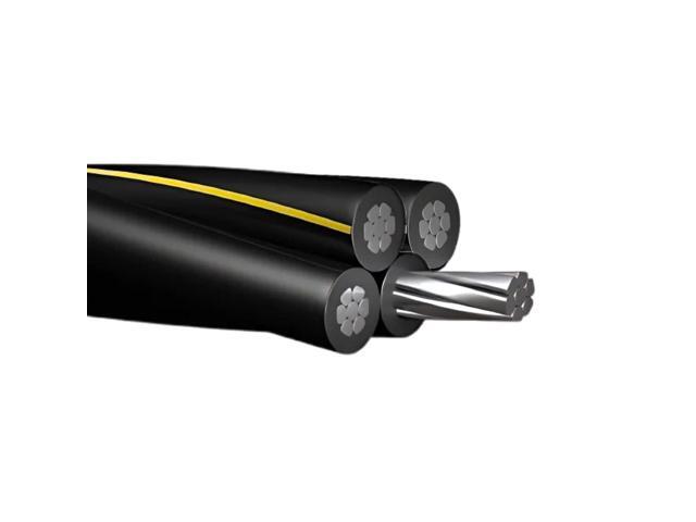 NASSAU ELECTRICAL SUPPLY 150' Aluminum URD Dyke 2-2-2-4 Cable Direct Burial Quadruplex Secondary Wire