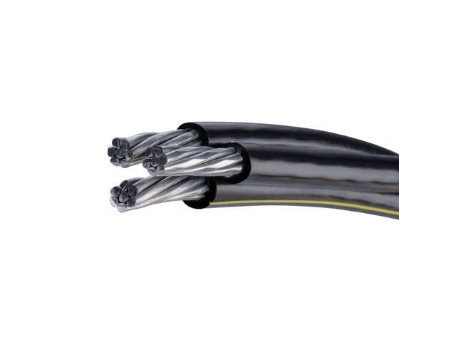 NASSAU ELECTRICAL SUPPLY 55' Stephens 2 2 4 Triplex Aluminum URD Direct Burial Cable Wire XLP USE