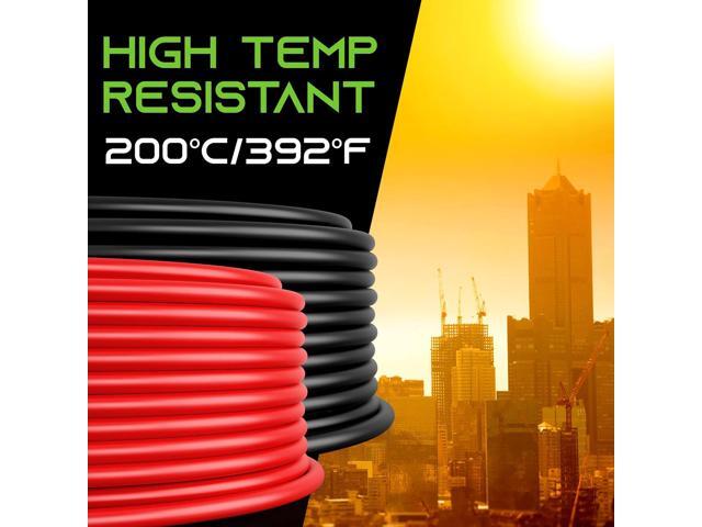 GEARit 12 Gauge Silicone Wire 600V (Black Red - 25 Feet Each) 12AWG Tinned OFC Oxygen Free Copper Stranded Soft Flexible Wires for Primary,...