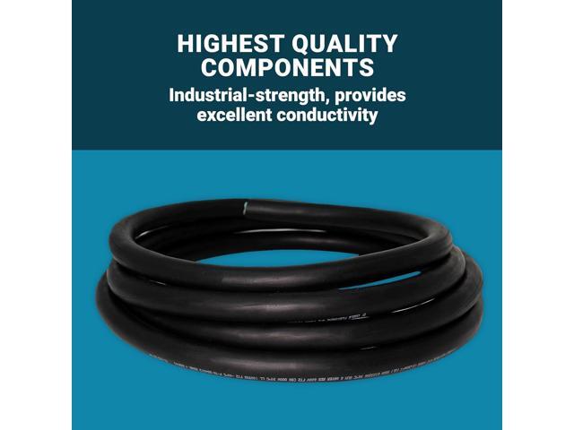IronBox Electric 8/4 SOOW Bulk Electrical Wire - 4-Conductor Wire, 35A, 600V, Outdoor Rated, 8 Gauge Extension Cord - Heavy Duty Portable...