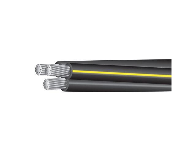 NASSAU ELECTRICAL SUPPLY 55' Stephens 2 2 4 Triplex Aluminum URD Direct Burial Cable Wire XLP USE