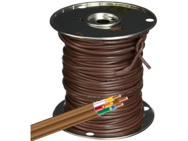 Southwire 64170444 250 ft. 18/7 Brown Solid CU CL2 Thermostat Wire