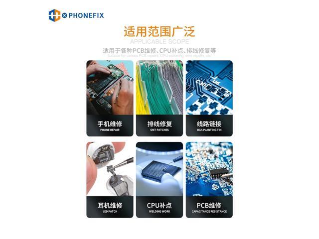 Insulated 0.02mm 120M Phone Motherboard Fingerprint Jump Wire Soldering Pure Copper Conductor Wire for Phone PCB BGA Soldering Repair