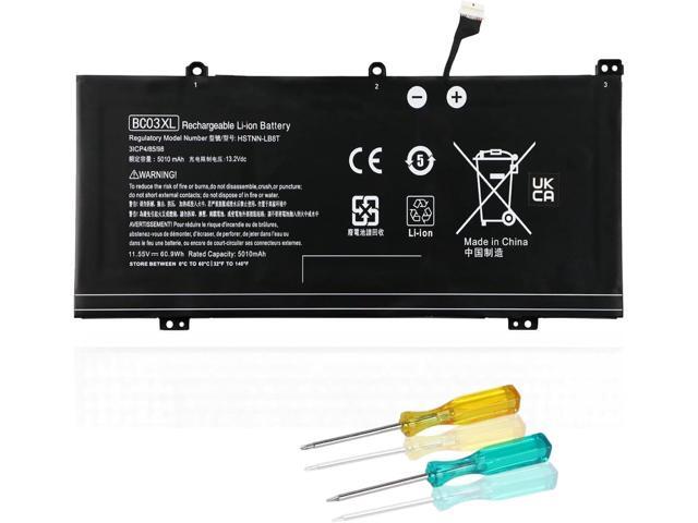 BND BC03XL11.55V 5010mAh L84182-421 L84398-005 L84182-1C1 Laptop Battery Compatible with HP Pro C640 Chromebook x360 14C-CA0053DX 14C-CAO000...