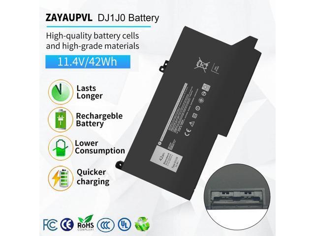 42Wh DJ1J0 Battery Replacement for Dell Latitude 7280 7290 E7280 E7290 13 7380 7390 E7380 E7390 14 7480 7490 E7480 E7490 Series DJ1JO P28S P28S001...