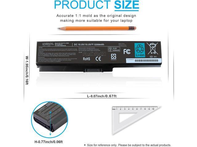 PA3817U-1BRS Laptop Battery Compatible with Toshiba Satellite C655 C650D C675 C660 L700 L750 L755 L770 L645 L655 L675 P745 P755 P775 M640 M645 A660...