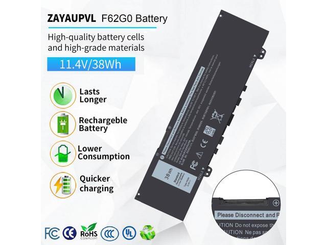 38Wh F62G0 Battery for Dell Inspiron 13 7000 7373 i7373 7386 2-in-1 7370 7380 5370 13-7373-0842 Series P83G P87G P91G P83G001 P83G002 P87G001...