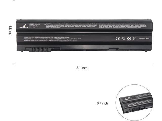 N3X1D Battery 11.1V 65Wh Compatible Dell Latitude E6540 E6440 E5530 E5430 E6520 E6420 Precision M2800 Series 6cell Notebook 8858X T54FJ M5Y0X