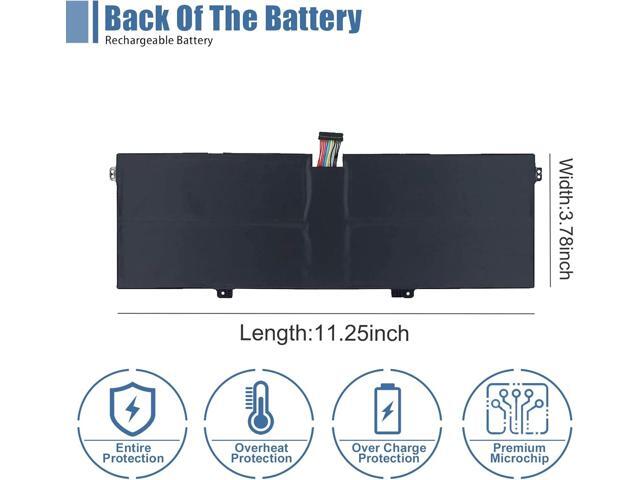 L17C4PH1 Laptop Battery Compatible with Lenovo Yoga C930-13IKB Yoga C930-13IKB Glass Series Notebook L17M4PH1 5B10Q82426 5B10Q82425 7.68V 60Wh 7820mAh