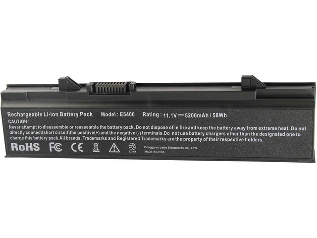 Futurebatt Replacement Laptop Battery for Dell Latitude E5400 E5410 E5500 E5510 KM742 KM769 RM656 T749D[11.1V 58Wh]