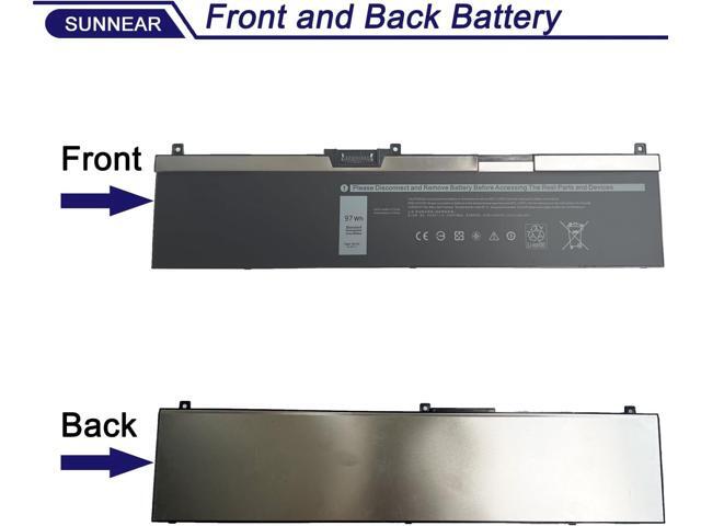 NYFJH Laptop Battery Replacement for Dell Precision 7530 7730 7540 7740 P74F P74F001 P74F002 P34E P34E001 P34E002 Series Laptop 5TF10 0WMRC GW0K9...