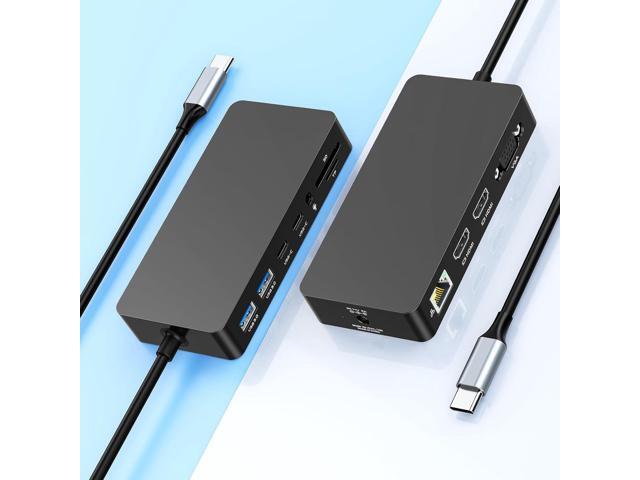 Surface Thunderbolt 4 Docking Station, Triple Display via Dual HDMI & VGA with Power Adapter, Surface Dock Compatible with Surface Pro...