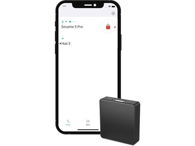 Hub3 WiFi for Sesame Smart Lock 5/5Pro/5US, Remote Lock/Unlock, Compatible with Alexa, Google Assistant, Siri, Apple Watch, Smart Home, WiFi Matter...