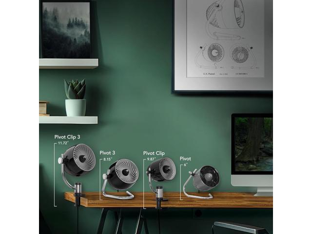 Vornado Pivot Personal Air Circulator Fan, 6-inch, Quiet Portable Travel Fan, 3 Speeds, Copper