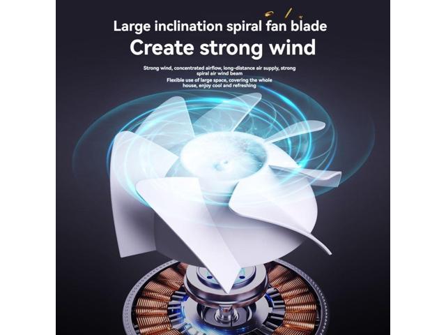 Desk Fan, USB Rechargeable Quiet Desktop Fan with 5400mAh Battery & LED Display, Adjustable Speed Control, 90° Tilt Head Hangable Table Fan for...