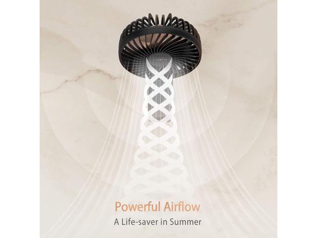Handheld Fan, Funme Hand Fan 5000 Battery Quiet Strong Wind [20 Hour/4 Speeds/Unique One Touch Power Off/Easy Clean] Foldable Powerful Cooling...