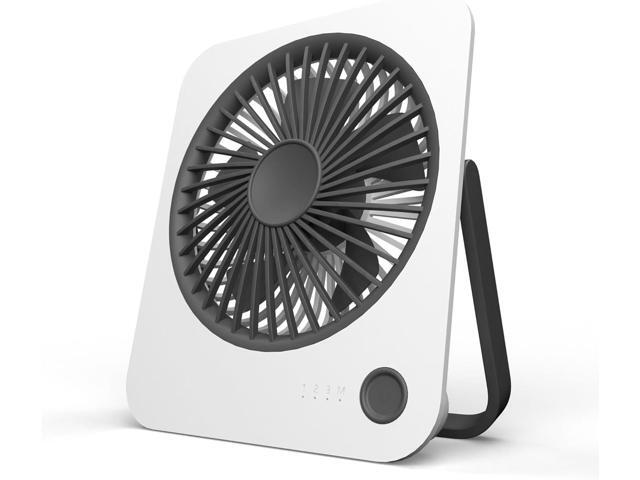 Desk Fan, Rechargeable Battery Powered Mini Fan with Sleek Design, Portable and Quiet Operation, Ideal for Office or Home Use, Compact and...