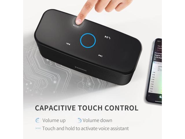 DOSS SoundBox Plus Bluetooth Speaker with Superior Sound, Bluetooth 5.0, Wireless Stereo Pairing, Built-in Mic, 20H Playtime, Portable for Hking,...