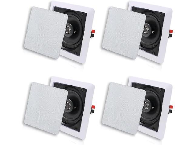 Herdio Bluetooth Ceiling Speakers, 320W 5.25 Inch Flush Mount in Wall Speakers Surround Sound System, Perfect for Home Theater, TV, Bathroom,...