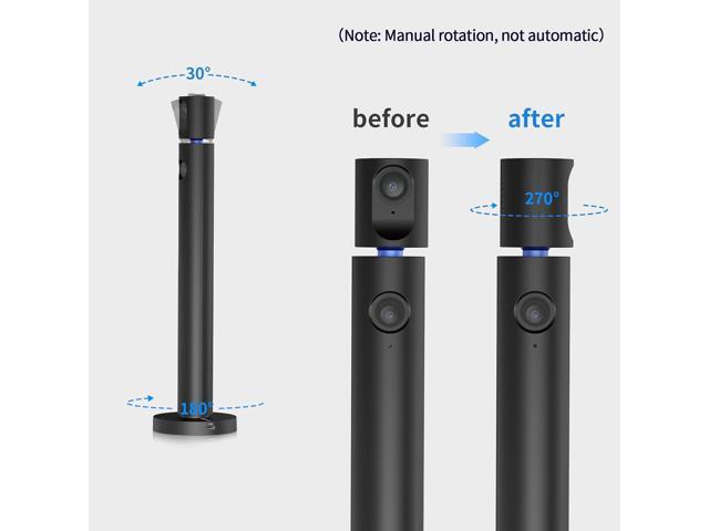 CZUR Halo Streaming Dual Webcam, Professional USB Web Camera 1080P with Microphone, 90° View Computer Camera, Plug & Play, Compatible with...