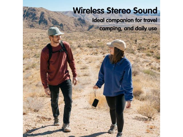 Bluetooth Speaker,MusiBaby M68 Small Portable Speaker:Speaker with BT5.3,Waterproof,Wireless,Bass,HD Sound,24H Playtime for...