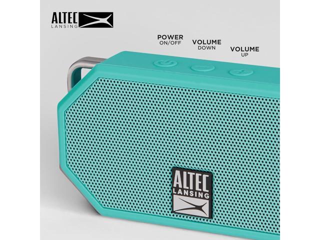 Altec Lansing Mini H2O - Waterproof Bluetooth Speaker, IP67 Certified & Floats in Water, Compact & Portable Speaker for Hiking, Camping, Pool, and...