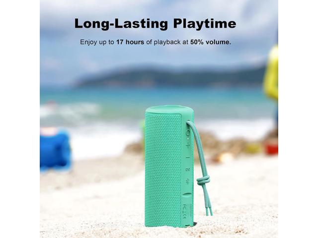 MIATONE Boombox Portable Bluetooth Speaker Gifts for Her Him Women Men - Green