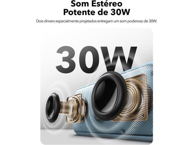 Soundcore Motion 300 by Anker, Bluetooth Speaker, Wireless Hi-Res Portable Speaker, IPX7 Waterproof, BassUp, Bluetooth 5.3, 30W Stereo Sound, 13H...