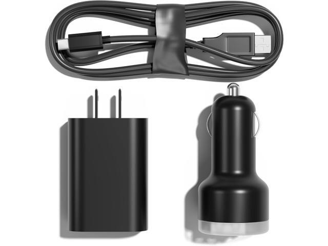 Airmoto Power Kit - Car Charger and Home Charger Tire Inflator Portable Air Compressor - Fast Charging with 3ft Lightning Cable