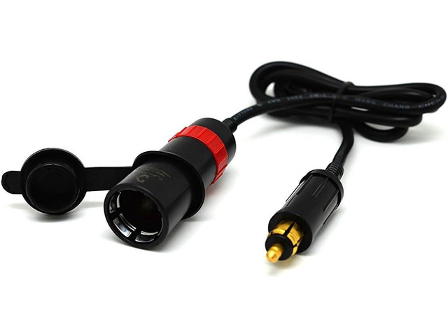 Cliff Top Hella DIN to Car Power Outlet Socket Adaptor with Solid Lock Function Prevent The Plug from Falling Out