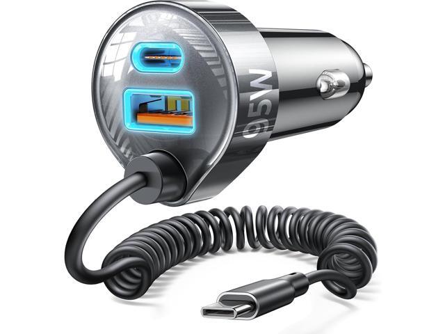 LISEN 95W Car Charger USB C Fast Charging for iPhone 16 15 Pro Max,Super Fast Type C Car Charger Adapter Fit iPhone 16e 15 Pro Max Plus,iPad...