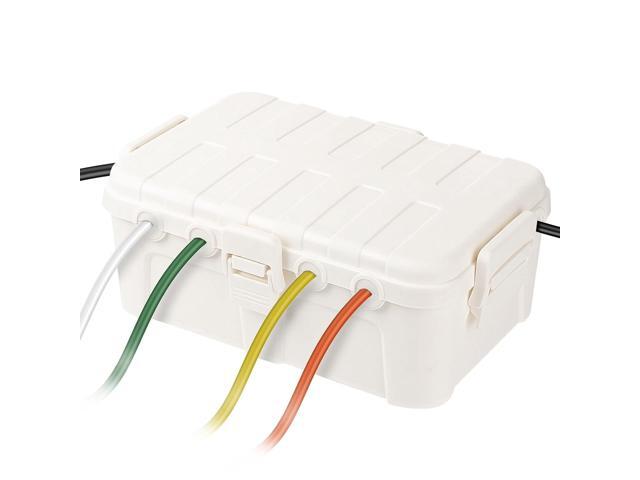 Flemoon Large Outdoor Electrical Box (12.5 x 8.5 x 5 inch), IP54 Waterproof Outdoor Extension Cord Cover Weatherproof, Protect Outlet, Plug,...