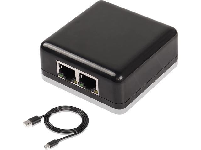 SinLoon RJ45 Network Splitter Adapter Gigabit,1000Mbps Ethernet Cable Splitter 1 to 2, RJ45 Network Extension Connector,Two Devices Share The...