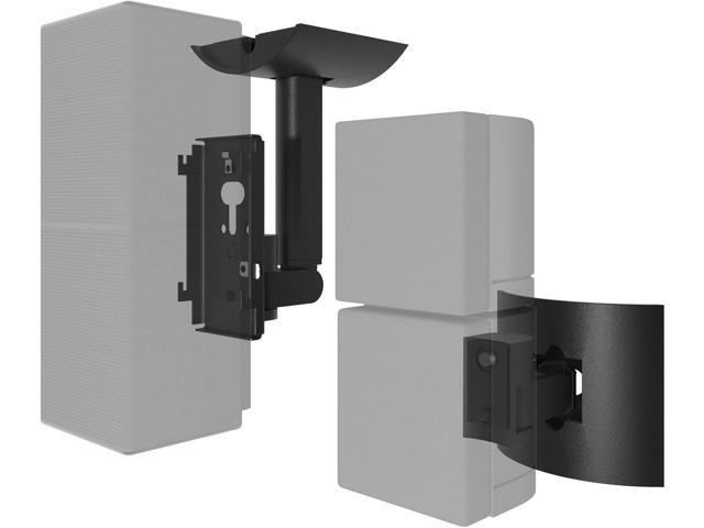 Black Wall Mount Bracket for UB-20 Compatible with Bose Cube Speakers Lifestyle 6 10 15 18 28 12 (Black)