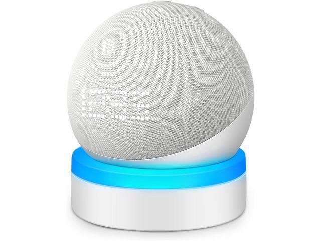 Table Holder for Echo Dot 4th/5th Generation, Desktop Stand Mount for Echo Dot 4th/5th Gen, Base Bracket with Light Guide, Dot Accessories with...