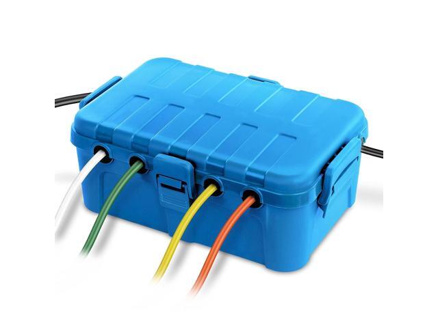 Flemoon Large Outdoor Electrical Box (12.5 x 8.5 x 5 inch), IP54 Waterproof Outdoor Extension Cord Cover Weatherproof, Protect Outlet, Plug,...