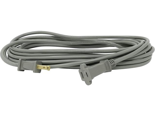 Woods Light Duty Extension Cord - 16 Gauge 2 Prong SVT - Flexible Vinyl Jacket to Prevent Tangles - Ideal for Indoor Use with Vacuums, Printers &...
