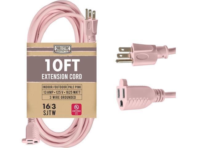 Outdoor Extension Cord 10 ft - 16 Gauge 13 Amp Heavy Duty Power Extension Cords - SJTW - Great for Small Appliances, Outdoor Lights, Garden...