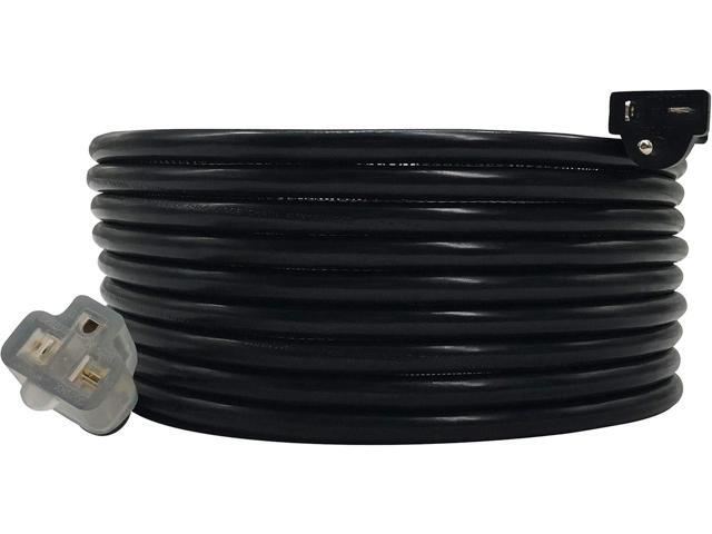 NEMA 5-20P Plug to 5-20R Connector Extension Cord,25 FT,20A/125V,12/3 SJTW,T Blade Power Cord,Black