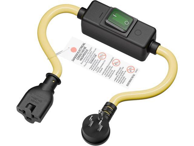 Heavy Duty SJTW 12AWG Outdoor Waterproof Extension Switch Cord, in-Line On/Off Switch Extension Cord, IP57 Waterproof,Max.20A 125V Heavy Duty...