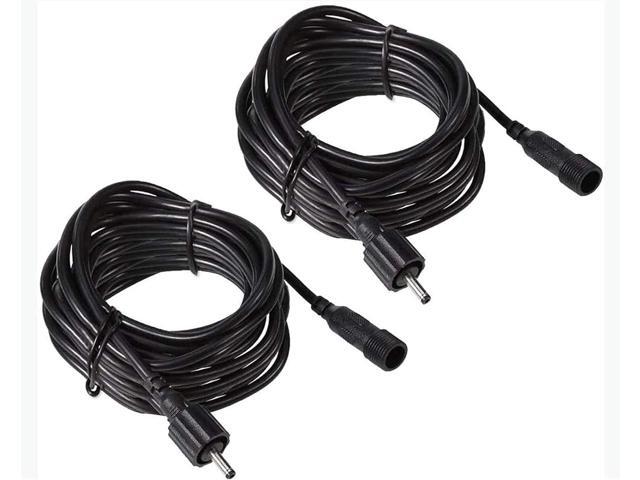 2 Pack 13.12ft/4m Extension Cord Waterproof Extension Cable Wiring for Landscape Lighting Garden Path Lights