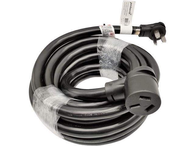 Parkworld Industrial Range, Stove, Oven 10-50 Extension Cord, 10-50P to 10-50R, 3-Prong, 50 AMP, 250 Volts, 12500 Watts (36FT)