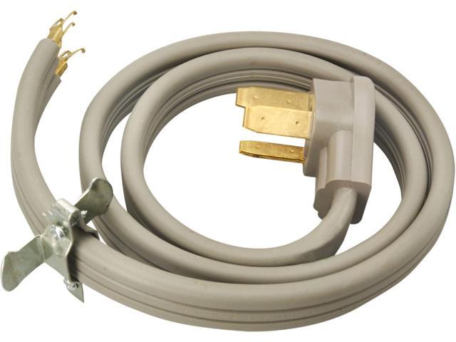 Woods 90168809 50-Amp 3-Wire Range Power Cord; 6-Foot; 6'; Yellow