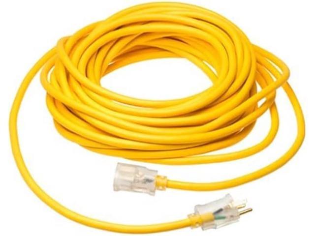 Southwire Polar Solar Extra Heavy Duty Extension Cord - Built for Cold Weather & Rugged Use - SJEOOW Jacket - High Visibility Yellow - Waterproof -...